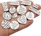 40pcs Inspiration Words Charms Craft Supplies Beads Charms Pendants for Jewelry Making Crafting Findings Accessory for DIY Necklace Bracelet (M331)